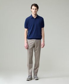 J.PRESS MEN 【ストレッチ / ウォッシャブル可 】布帛ライクスマートジャージー パンツ