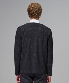 JOSEPH HOMME 【イージーケア】パフィーチェックジャージー　カーディガン