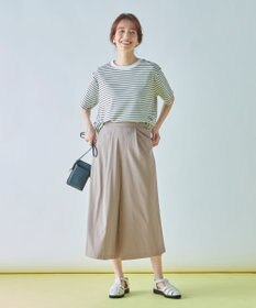 ANY 【ウエストゴム】清涼リラックスクロップドパンツ