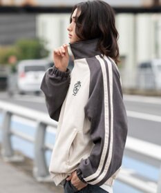 WEGO 【ユニセックス着用ITEM】フェイクスウェードトラックジャケット