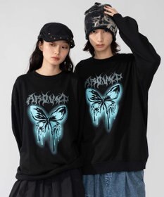 WEGO 【2025年秋冬新作/SMLXLサイズ展開/ユニセックス着用ITEM】アソートグラフィックプルオーバー