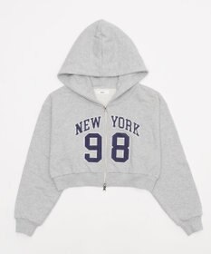 WEGO グラフィックショートZIPパーカー