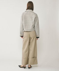 GRACE CONTINENTAL チェックツイードブルゾン