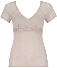 Wing カップ付きインナー 綿100％(身生地) さらっと快適 【綿100％ メッシュタイプ】 ブラトップ 3分袖 半袖 春 夏 EL6386 ウイング／ワコール