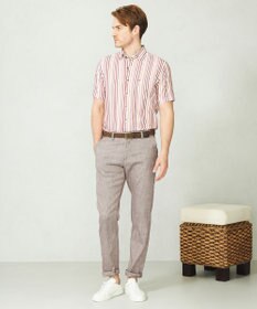 JOSEPH ABBOUD 【ウエストも伸びる/ストレッチ】 リヨセルリネンムーブパンツ