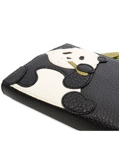 IBIZA アニマーダ　牛革　L字ファスナー長財布（パンダ）