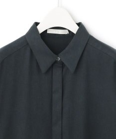 ICB 【洗える】 フィブリルツイル ロングシャツ