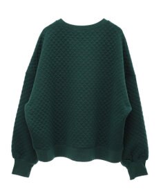 Green Parks ショート丈キルトロゴプルオーバー