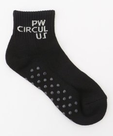 PW CIRCULUS 【虫よけ加工】【WOMEN】ブランドロゴ ショートソックス  ゴルフ