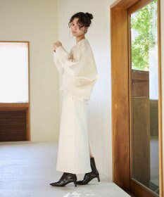 #Newans 【洗濯機可能/セットアップ】コクーンシルエットエアリープルオーバー