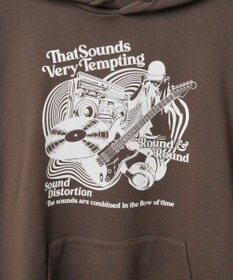 WEGO ヘビーウエイトユニークモチーフプルパーカー