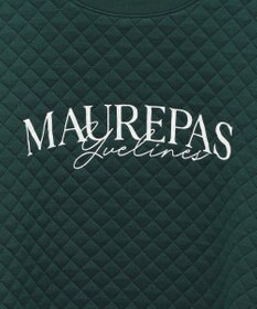 Green Parks ショート丈キルトロゴプルオーバー