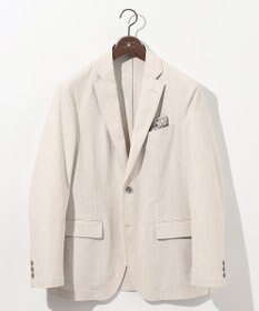 JOSEPH ABBOUD 【清涼/ストレッチ】ストレッチリネンシャンブレー ジャケット