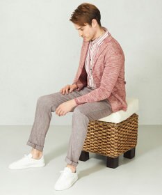 JOSEPH ABBOUD 【ウエストも伸びる/ストレッチ】 リヨセルリネンムーブパンツ