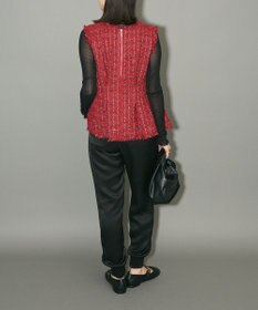 Green Parks ツイードペプラムベスト