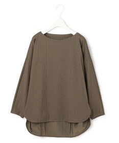 ICB 【洗える】タイプライタージャージー 8分袖ドルマンスリーブカットソー