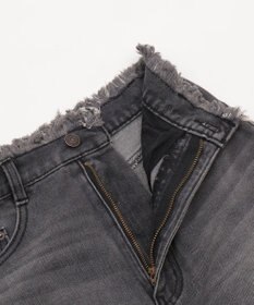 WEGO フリンジロングスリットデニムスカート