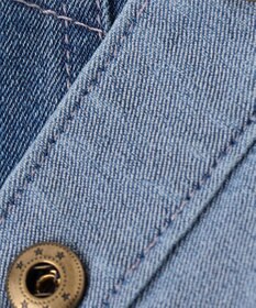 ANY KIDS フリル 襟付き デニム ジャケット