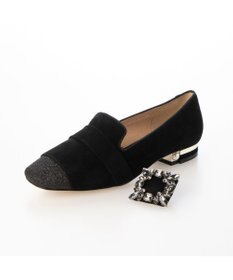 MODE ET JACOMO <MODE ET JACOMO>ビジューバックル付きオペラシューズ