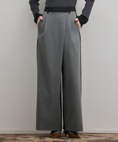 GRACE CONTINENTAL ラップワイドパンツ