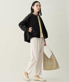 ANY L イージーケアライトストレッチテーパードパンツ