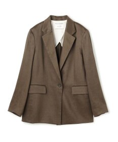 BEIGE， MICA / リネンブレンドテーラードジャケット