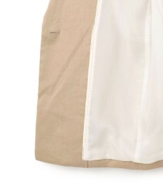 BEIGE， MICA / リネンブレンドテーラードジャケット