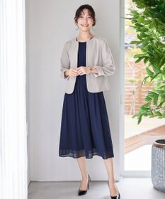 Tiaclasse 【洗える】シフォンワンピース