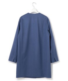 23区 ウールカシミヤビーバー ノーカラー コート