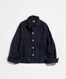 LENO LINEN WORK SHIRTS《UNISEX》リネンワークシャツ
