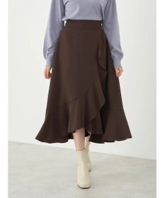earth music&ecology ラッフルフリルイレヘムスカート