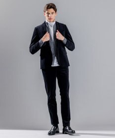 JOSEPH HOMME 【イージーケア】 ヴィスコースリンクス　ジップアップカーディガン