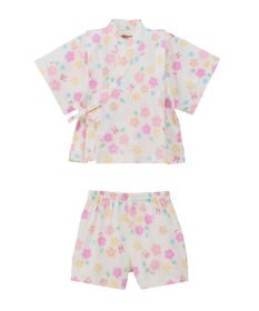 MIKI HOUSE HOT BISCUITS 【80-120cm】総柄 甚平スーツ