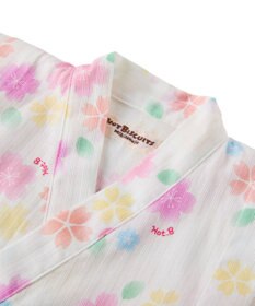 MIKI HOUSE HOT BISCUITS 【80-120cm】総柄 甚平スーツ