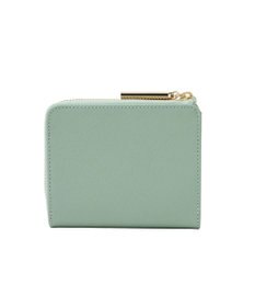 LANVIN en Bleu リュクサンブールハート 二つ折りLファスナー財布