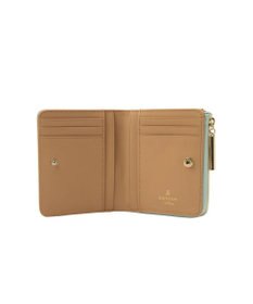 LANVIN en Bleu リュクサンブールハート 二つ折りLファスナー財布