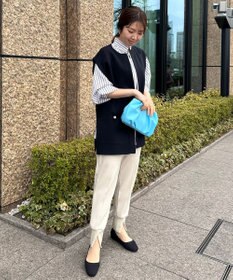 UNFILO 【軽量/ストレッチ/シワになりにくい】ミラノリブ ハーフジレ