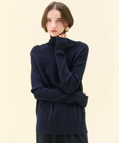 BEIGE， 【洗える】WILLOW / サムホールハイネックニット