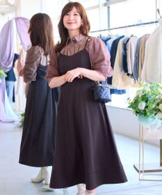 Feroux 【大好評につき追加生産決定！】袖チュールブラウス