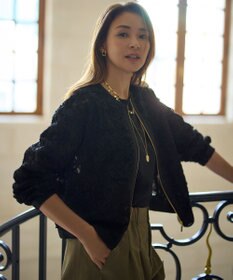 自由区 S 【SHIHOさん着用・展示会人気No.1・こだわり素材】テープエンブロイダリー ブルゾン