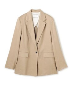 BEIGE， MICA / リネンブレンドテーラードジャケット