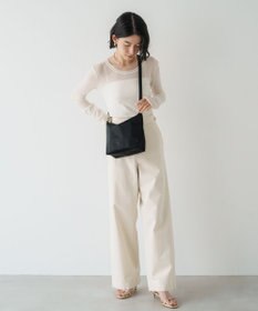 russet シンプルショルダーバッグ【クラウズナイロン】(CE-1467)