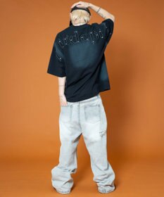 WEGO 【ユニセックス着用ITEM】バックスタッズグラフィックT（SS）