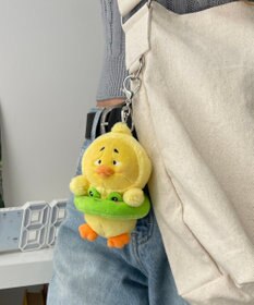 WEGO まゆげひよこぬいぐるみキーホルダー