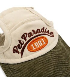 PET PARADISE ペットパラダイス コーデュロイ ロゴキャップ 4S～3S/SS～S