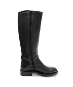 Pointer 本革ベルトデザイン 裏起毛 ロングブーツ