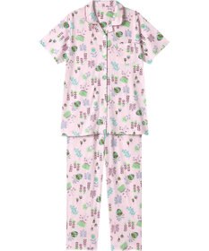 Wing ウイングスリープ パジャマ 5分袖 長ズボン 綿レーヨン天竺素材 レディース EP8024 ウイング／ワコール