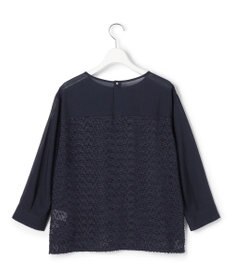 23区 カットジャカードコンビ シアー ブラウス