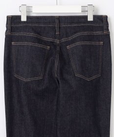 自由区 【洗える】365デニムスリムストレート パンツ