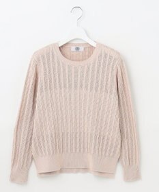 J.PRESS LADIES L 【洗える】 ギザマーセライズコットン ニット